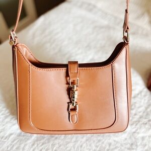 Tan Leather Shoulder Bag